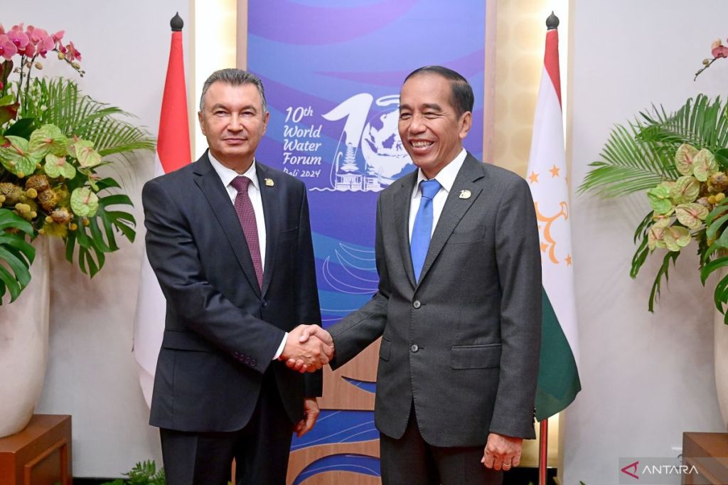 Presiden RI bahas kerja sama pengelolaan air dengan PM Tajikistan