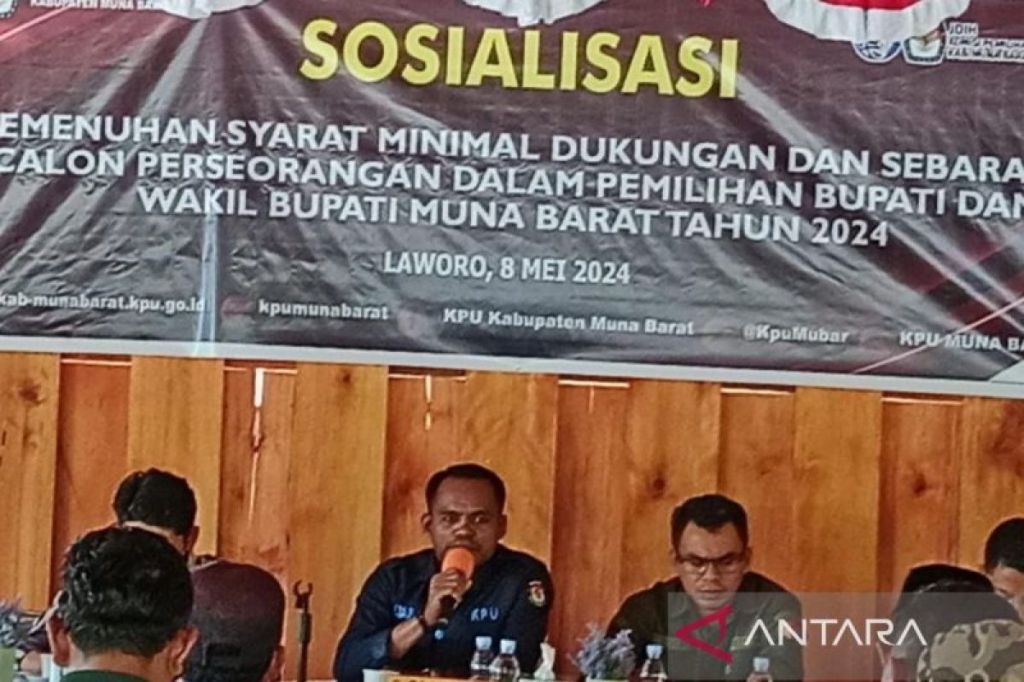 KPU Mubar: Pasangan calon independen Rafis-Satiriyani didukung 6.200 e-KTP